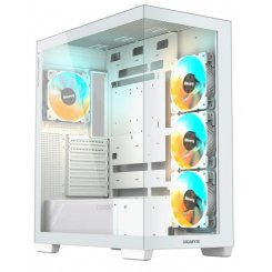 Корпус Gigabyte C500 Panoramic Stealth Tempered Glass без БЖ (GB-C500PI ST) Ice (Відновлено продавцем, 902986)