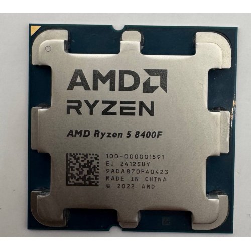 Процессор AMD Ryzen 5 8400F 4.2(4.7)GHz 16MB sAM5 Tray (100-000001591) (Восстановлено продавцом, 903074) купить в Украине | Telemart фото