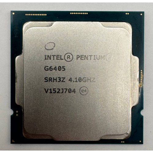 Процесор Intel Pentium Gold G6405 4.1GHz 4MB s1200 Tray (CM8070104291811) (Відновлено продавцем, 903157) купити в Україні | Telemart фото
