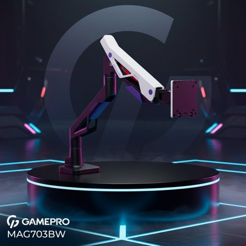 Уценка настольное крепление для монитора GamePro 24-57" MAG703 Black/White (Вскрытая упаковка, 903298) купить в Украине | Telemart фото