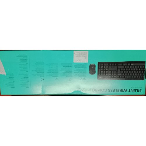 Уценка комплект Logitech MK295 Silent Wireless Combo (920-009800) Graphite (Повреждена упаковка, 903305) купить в Украине | Telemart фото