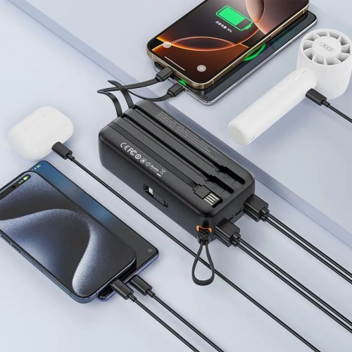 Powerbank XO PR280 30000mAh 10W Black купити в Україні | Telemart фото