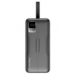 Уцінка powerbank ColorWay 50000mAh Digital Display 22.5W (CW-PB500LPC5BK-PDD) Black (Пошкоджено пакування, 903342)