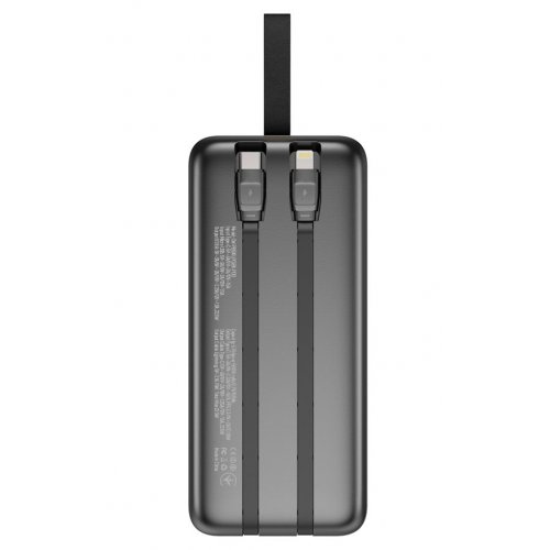 Уцінка powerbank ColorWay 50000mAh Digital Display 22.5W (CW-PB500LPC5BK-PDD) Black (Пошкоджено пакування, 903342) купити в Україні | Telemart фото