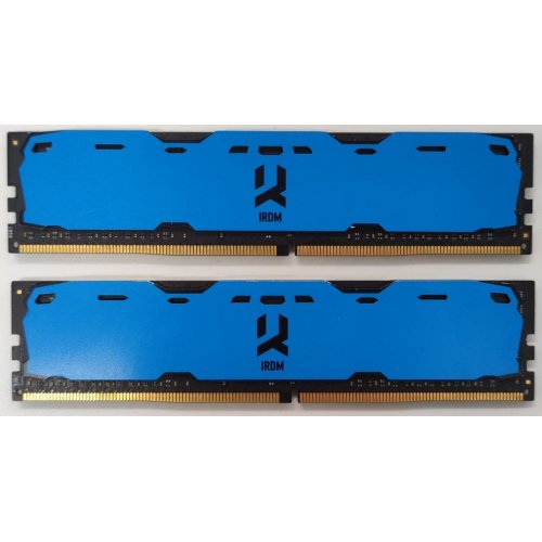 Озу GoodRAM DDR4 8GB (2x4GB) 2400Mhz IRDM Blue (IR-B2400D464L15S/8GDC) (Восстановлено продавцом, 903360) купить в Украине | Telemart фото