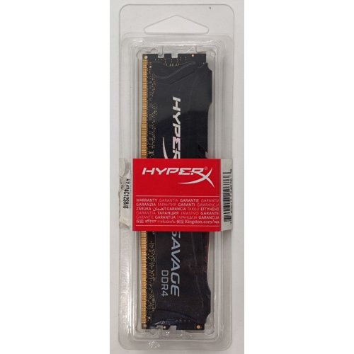 Озп HyperX DDR4 8GB 2400Mhz Savage Black (HX424C12SB/8) (Відновлено продавцем, 903362) купити в Україні | Telemart фото