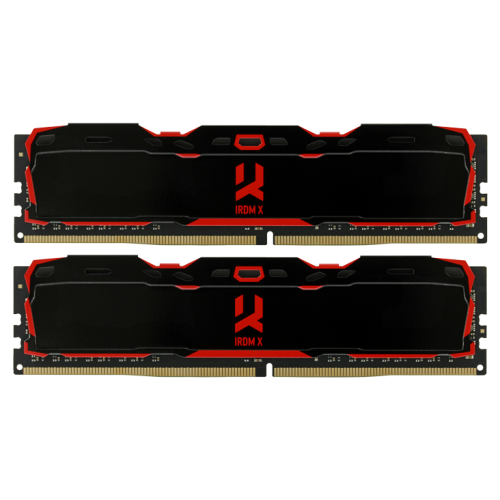 Озп GoodRAM DDR4 16GB (2x8GB) 3200Mhz Iridium X Black (IR-X3200D464L16SA/16GDC) (Відновлено продавцем, 903368) купити в Україні | Telemart фото