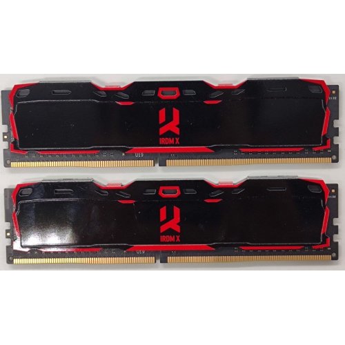 Озп GoodRAM DDR4 16GB (2x8GB) 3200Mhz Iridium X Black (IR-X3200D464L16SA/16GDC) (Відновлено продавцем, 903368) купити в Україні | Telemart фото