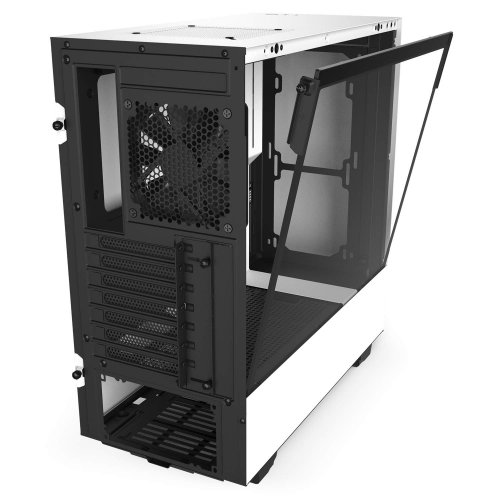 Корпус NZXT H510 Tempered Glass (CA-H510B-W1) Matte Black/White (Восстановлено продавцом, 903377) купить в Украине | Telemart фото