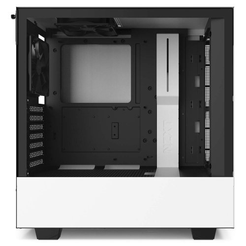 Корпус NZXT H510 Tempered Glass (CA-H510B-W1) Matte Black/White (Восстановлено продавцом, 903377) купить в Украине | Telemart фото