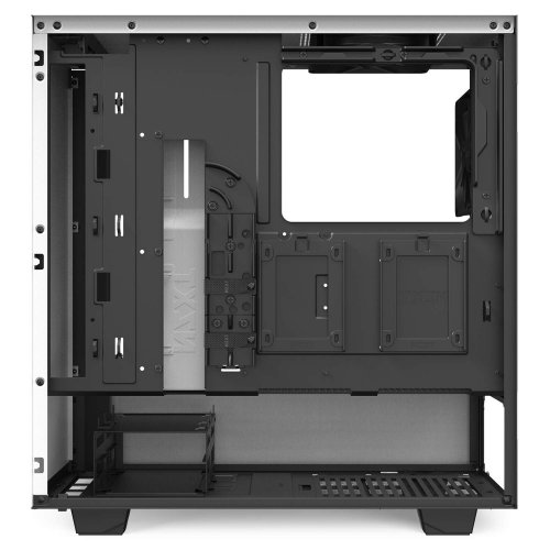 Корпус NZXT H510 Tempered Glass (CA-H510B-W1) Matte Black/White (Восстановлено продавцом, 903377) купить в Украине | Telemart фото