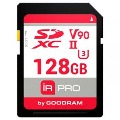 Карта пам'яті GoodRAM SDXC IRDM Pro 128GB Class 10 UHS II V90 U3 (IRP-S9B0-1280R11)