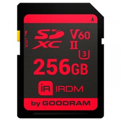Карта пам'яті GoodRAM SDXC IRDM 256GB UHS II V60 U3 (IR-S6B0-2560R11)