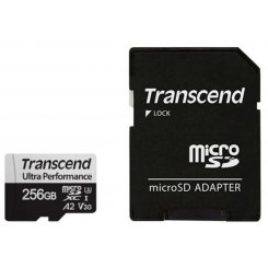 Карта пам'яті Transcend microSDXC Ultra Performance 340S 256GB UHS-I U3 V30 A2 (з адаптером) (TS256GUSD340S)