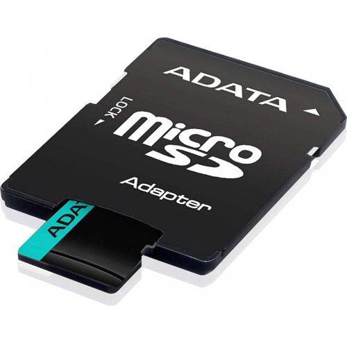 Карта памяти ADATA microSDXC Premier Pro 256GB Class 10 UHS-I U3 V30 A1 (з адаптером) (AUSDX256GUI3V30SA2-RA1) купить в Украине | Telemart фото