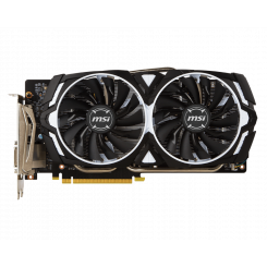 Видеокарта MSI GeForce GTX 1060 ARMOR OC 6144MB (GTX 1060 ARMOR 6G OCV1 FR) Factory Recertified