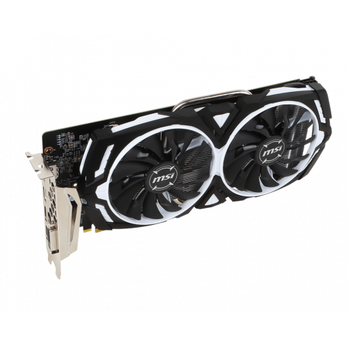 Продать Видеокарта MSI GeForce GTX 1060 ARMOR OC 6144MB (GTX 1060 ARMOR 6G OCV1 FR) Factory Recertified по Trade-In интернет-магазине Телемарт - Киев, Днепр, Украина фото