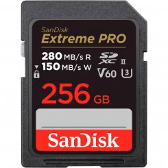 Карта пам'яті SanDisk SDXC Extreme Pro 256GB Class 10 UHS-II V60 U3 (SDSDXEP-256G-GN4IN)