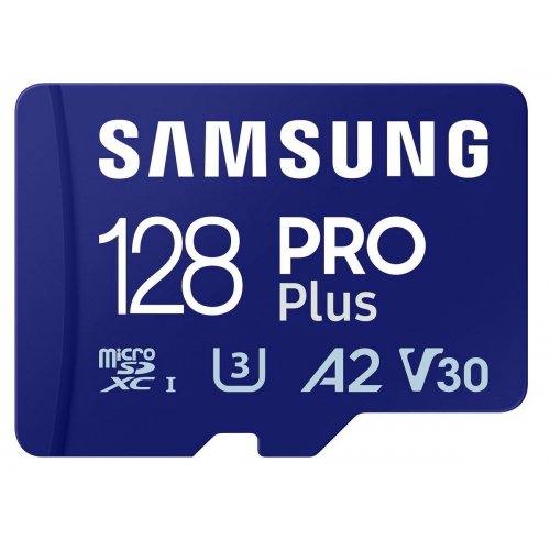 Карта памяти Samsung microSDXC Pro Plus 128GB Class 10 UHS-I U3 A2 V30 (з адаптером) (MB-MD128SA/EU) купить в Украине | Telemart фото