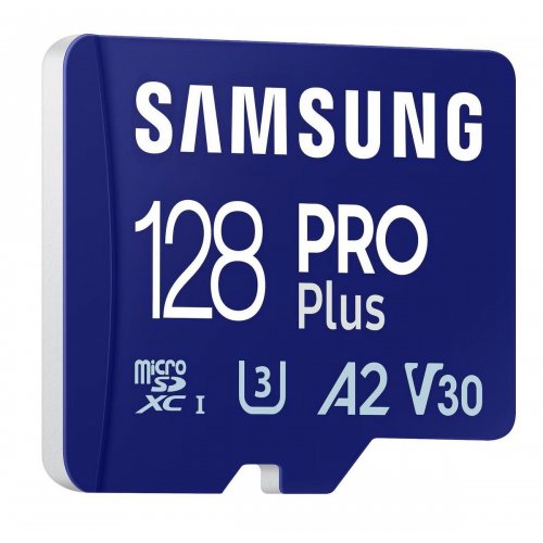 Карта памяти Samsung microSDXC Pro Plus 128GB Class 10 UHS-I U3 A2 V30 (з адаптером) (MB-MD128SA/EU) купить в Украине | Telemart фото