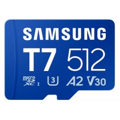 Карта памяти Samsung microSDXC T7 512GB Class 10 UHS-I U3 A2 V30 (MB-MB512T/WW)
