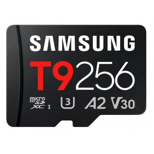 Карта памяти Samsung microSDXC T9 256GB Class 10 UHS-I U3 V30 A2 (MB-MH256T/WW) купить в Украине | Telemart фото
