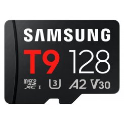 Карта памяти Samsung microSDXC T9 128GB Class 10 UHS-I U3 V30 A2 (MB-MH128T/WW)