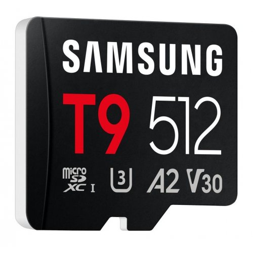 Карта памяти Samsung microSDXC T9 512GB Class 10 UHS-I U3 V30 A2 (MB-MH512T/WW) купить в Украине | Telemart фото