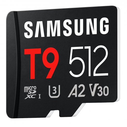 Карта памяти Samsung microSDXC T9 512GB Class 10 UHS-I U3 V30 A2 (MB-MH512T/WW) купить в Украине | Telemart фото