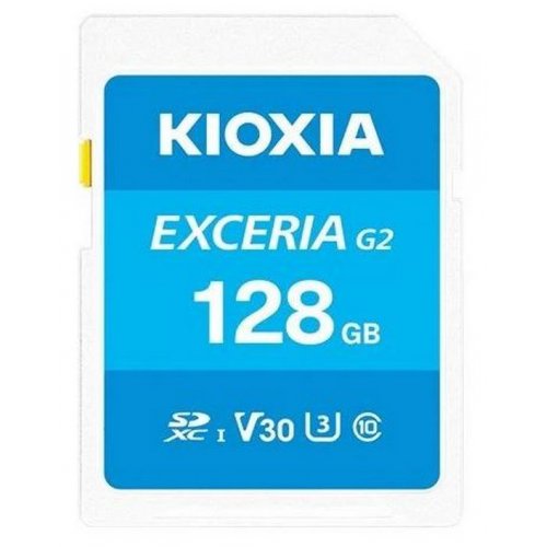 Карта памяти Kioxia SDXC Exceria G2 128GB Class 10 UHS-I U3 V30 (LNEX2L128GG4) купить в Украине | Telemart фото