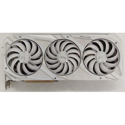 Видеокарта Asus ROG GeForce RTX 3090 STRIX OC White 24576MB (ROG-STRIX-RTX3090-O24G-WHITE) (Восстановлено продавцом, 903622) купить в Украине | Telemart фото