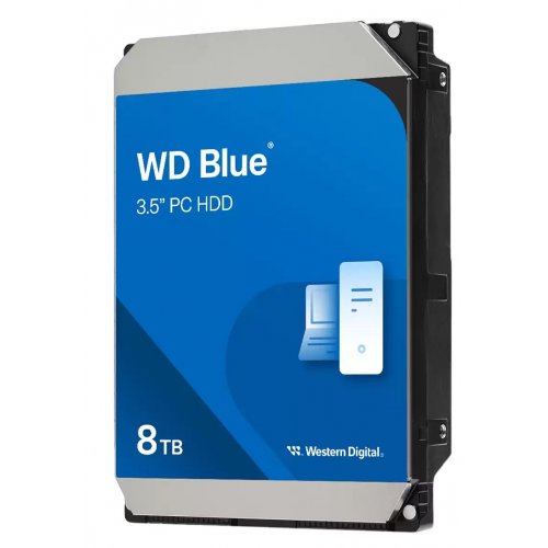 Жорсткий диск Western Digital Blue 8TB 256MB 3.5" (WD80EAAZ) купити в Україні | Telemart фото