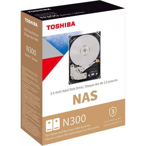 Жесткий диск Toshiba N300 14TB 512MB 7200RPM 3.5" (HDWG51EUZSVA) купить в Украине | Telemart фото