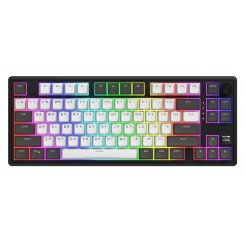 Уценка клавиатура HATOR Skyfall 80 Pro Aurum Vanila Silent Wireless (HTK4180UA) Grey/Black (Следы использования, 903670)