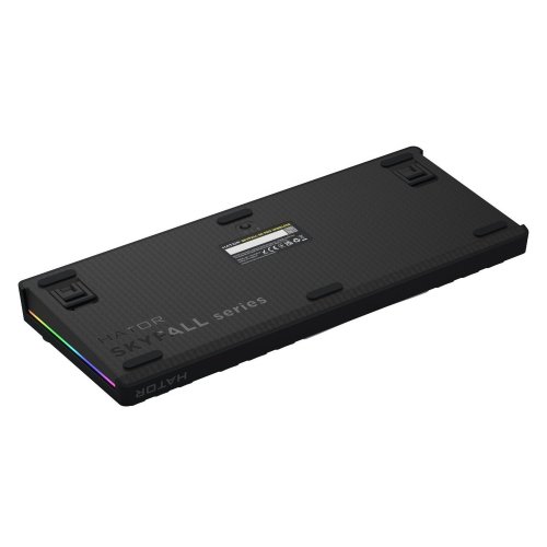 Уценка клавиатура HATOR Skyfall 80 Pro Aurum Vanila Silent Wireless (HTK4180UA) Grey/Black (Следы использования, 903670) купить в Украине | Telemart фото