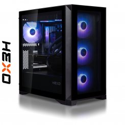 Компьютер HEXO Gaming TwinFront Pro (HGP-TF780X3DN507-D532S1TBK) Black / AMD Ryzen 7 7800X3D (4.2–5.0), 8 ядер / NVIDIA GeForce RTX 5070 / 32 ГБ (DDR5) / 1024 ГБ (SSD)