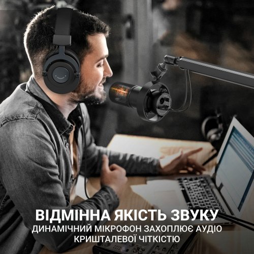 Уцінка мікрофон Fifine T688 Black (Сліди використання, 903678) купити в Україні | Telemart фото
