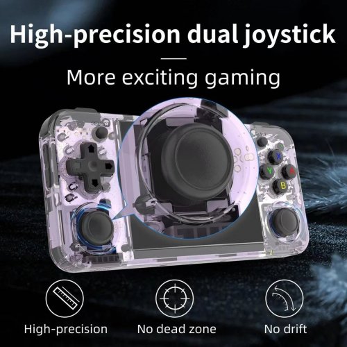 Уценка портативная игровая консоль Anbernic RG 35XXH 64GB Transparent Purple (Вскрытая упаковка, 903755) купить в Украине | Telemart фото