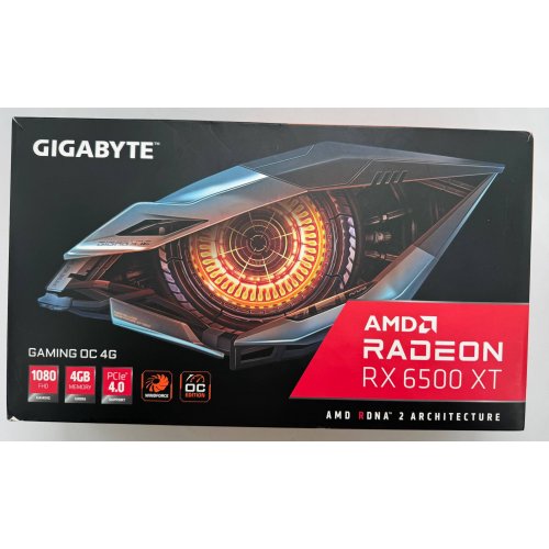 Відеокарта Gigabyte Radeon RX 6500 XT GAMING OC 4096MB (GV-R65XTGAMING OC-4GD) (Відновлено продавцем, 903764) купити в Україні | Telemart фото