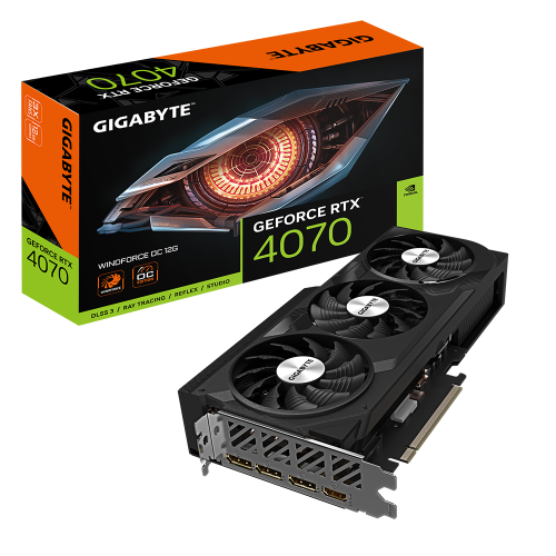 Видеокарта Gigabyte GeForce RTX 4070 WindForce OC 12228MB (GV-N4070WF3OC-12GD) (Восстановлено продавцом, 903819) купить в Украине | Telemart фото