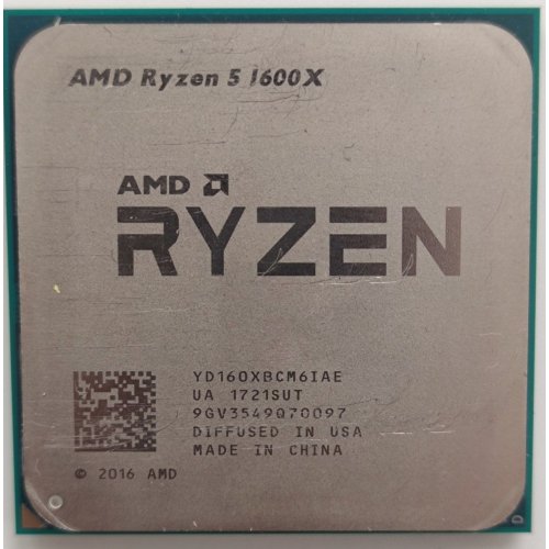Процесор AMD Ryzen 5 1600X 3.6(4.0)GHz sAM4 Tray (YD160XBCM6IAE) (Відновлено продавцем, 903838) купити в Україні | Telemart фото