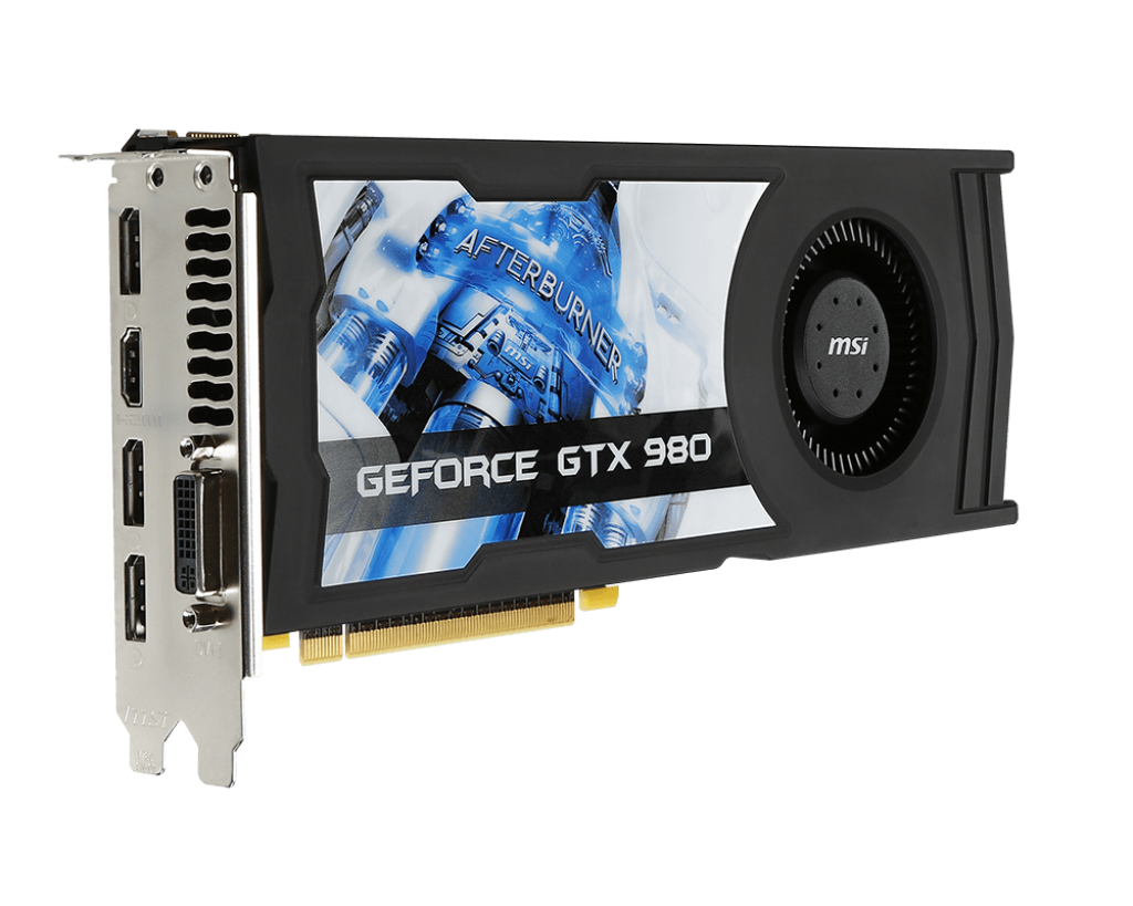 Продать Видеокарта MSI GeForce GTX 980 OC 4096MB (GTX 980 4GD5 OCV1 FR)  Factory Recertified по Trade-In интернет-магазине Телемарт - Киев, Днепр,  Украина