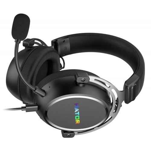 Уценка наушники HATOR Hypergang 3 USB (ESH50) Black (Вскрытая упаковка, 903991) купить в Украине | Telemart фото