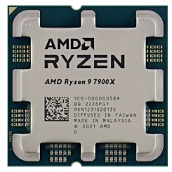 Процессор AMD Ryzen 9 7900X 4.7(5.6)GHz 64MB sAM5 Tray (100-000000589) (Восстановлено продавцом, 904055)