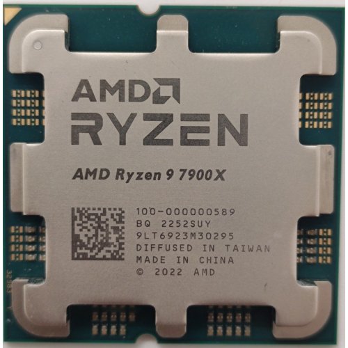 Процессор AMD Ryzen 9 7900X 4.7(5.6)GHz 64MB sAM5 Tray (100-000000589) (Восстановлено продавцом, 904055) купить в Украине | Telemart фото