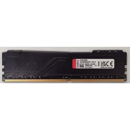 Озп Kingston DDR4 8GB 2666Mhz FURY Beast Black (KF426C16BB/8) (Відновлено продавцем, 904168) купити в Україні | Telemart фото