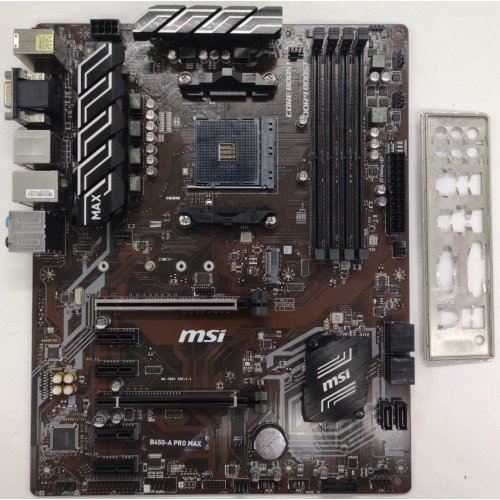 Материнская плата MSI B450-A PRO MAX (sAM4, AMD B450) (Восстановлено продавцом, 904172) купить в Украине | Telemart фото