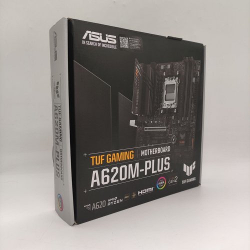 Материнская плата Asus TUF GAMING A620M-PLUS (sAM5, AMD A620) (Восстановлено продавцом, 904185) купить в Украине | Telemart фото