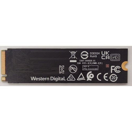 Ssd-диск Western Digital Black SN770 2TB M.2 (2280 PCI-E) (WDS200T3X0E) (Відновлено продавцем, 904218) купити в Україні | Telemart фото