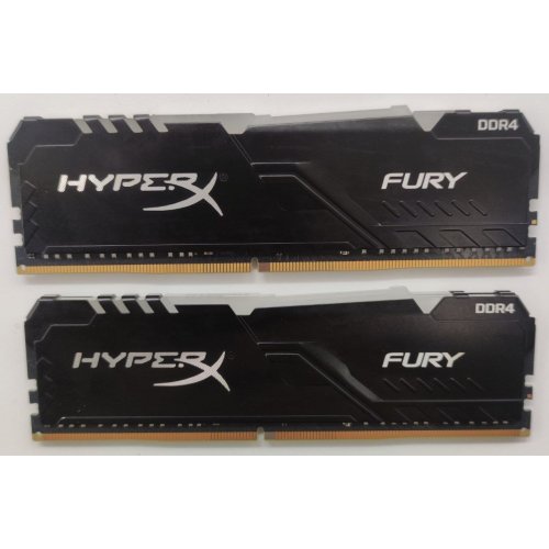 Озу HyperX DDR4 16GB (2x8GB) 3200Mhz Fury RGB (HX432C16FB3AK2/16) (Восстановлено продавцом, 904228) купить в Украине | Telemart фото